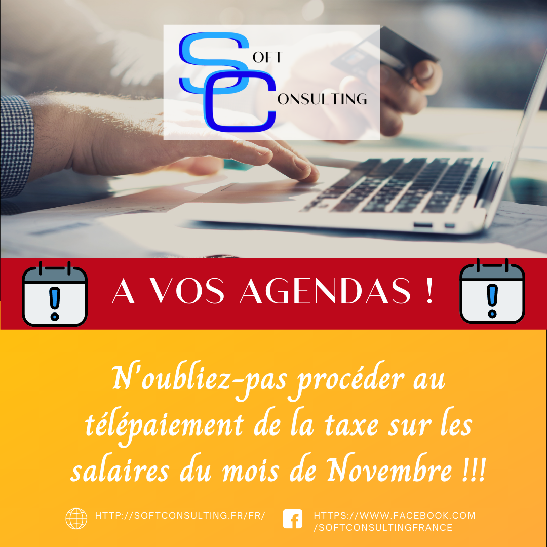 Page d'accueil Soft Consulting